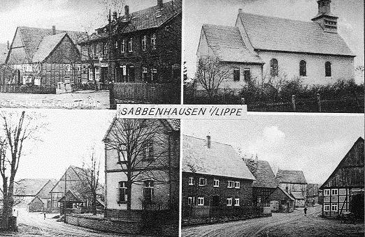 Alte Ansichtskarte von Sabbenhausen